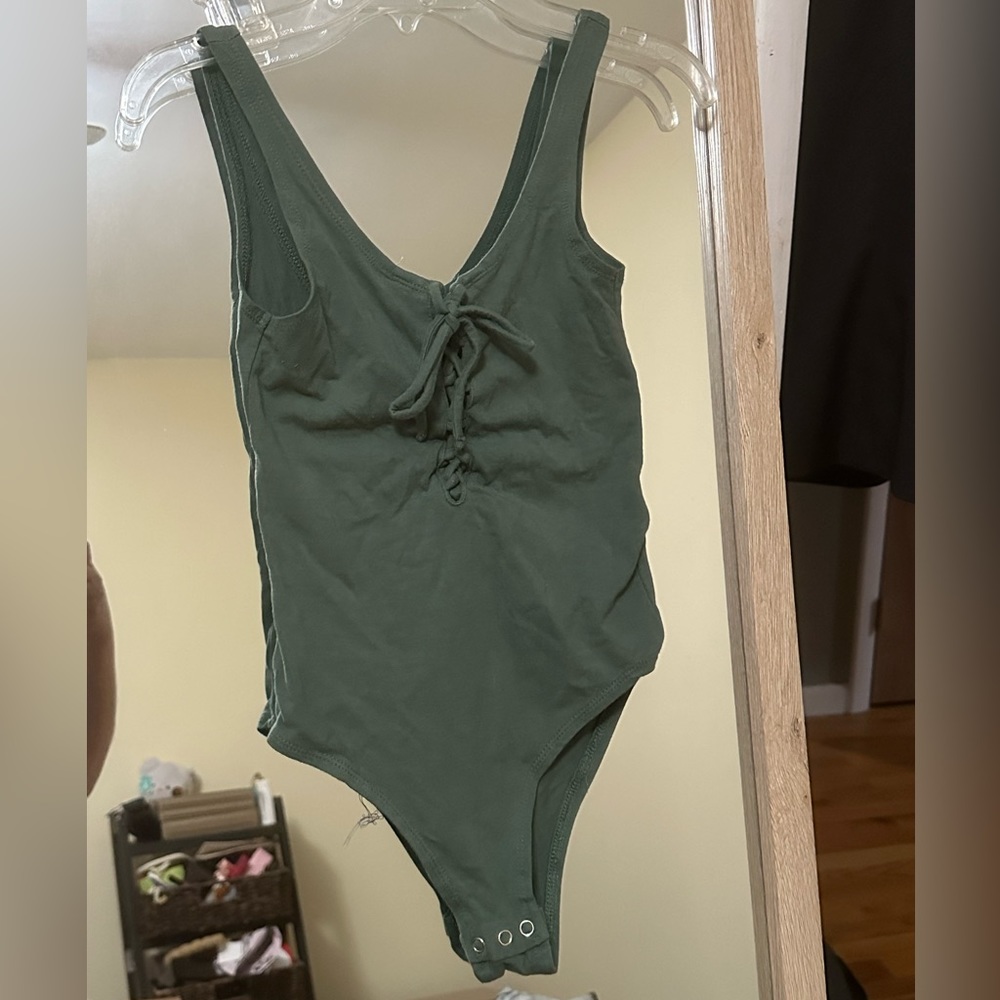 Topshop tie-up bodysuit